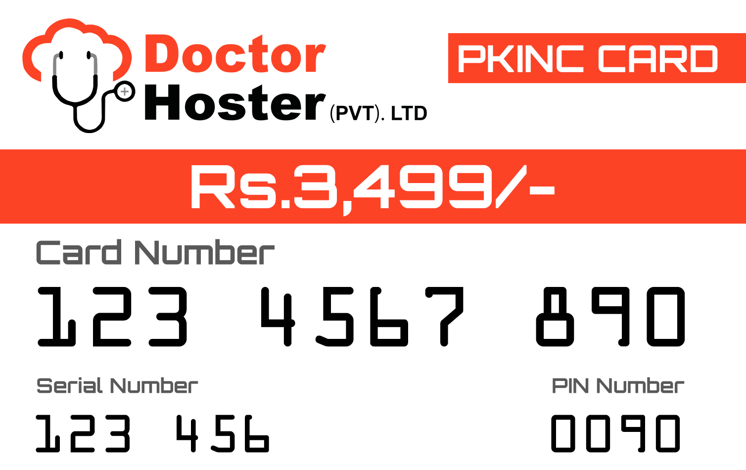 DoctorHoster PKNIC Card